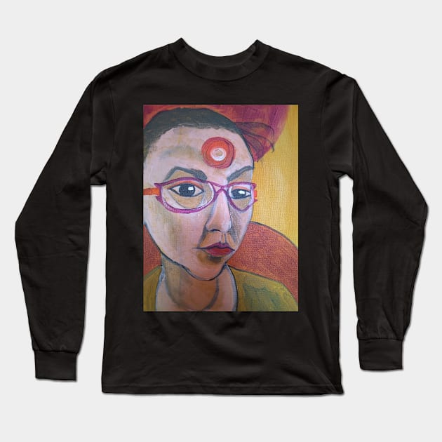 Self Portrait Long Sleeve T-Shirt by shehitsback